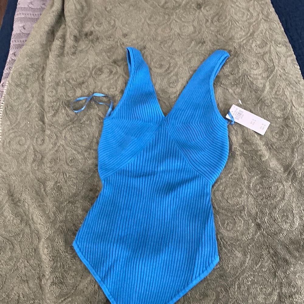Abercrombie thong sweater bodysuit tank
